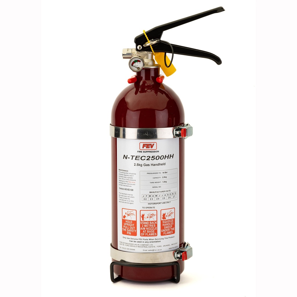 FEV 2.5Kg N-TEC Gas Hand Held Fire Extinguisher