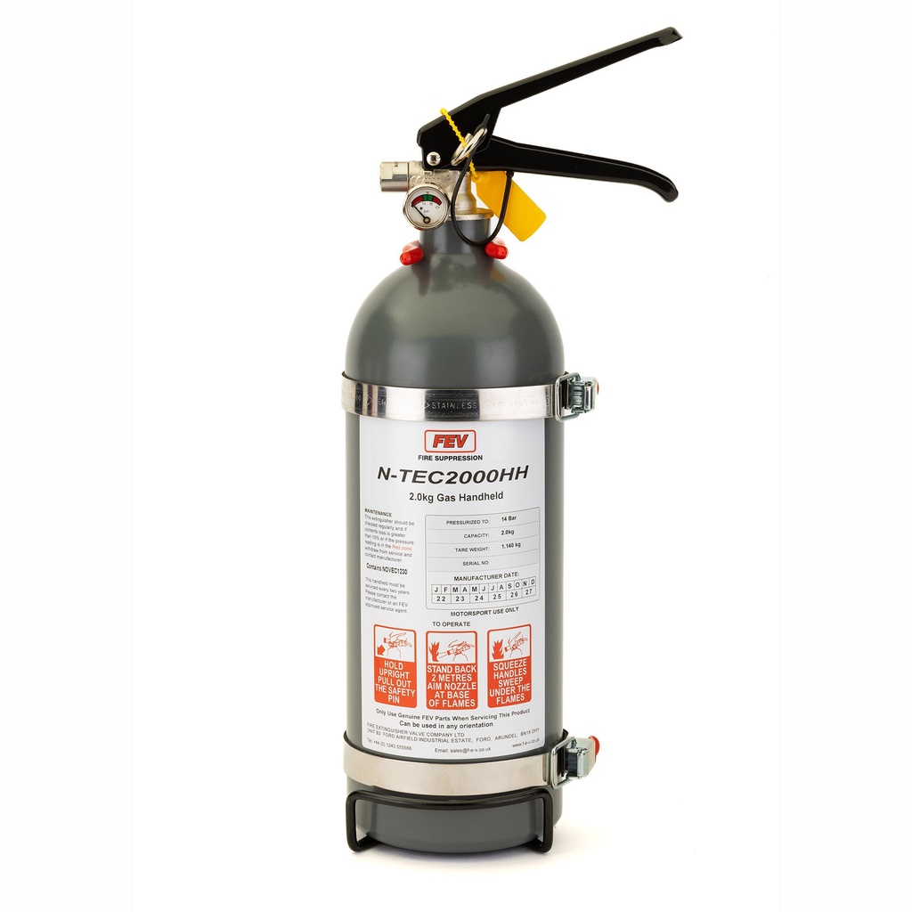 FEV 2.0Kg N-TEC Gas Hand Held Fire Extinguisher