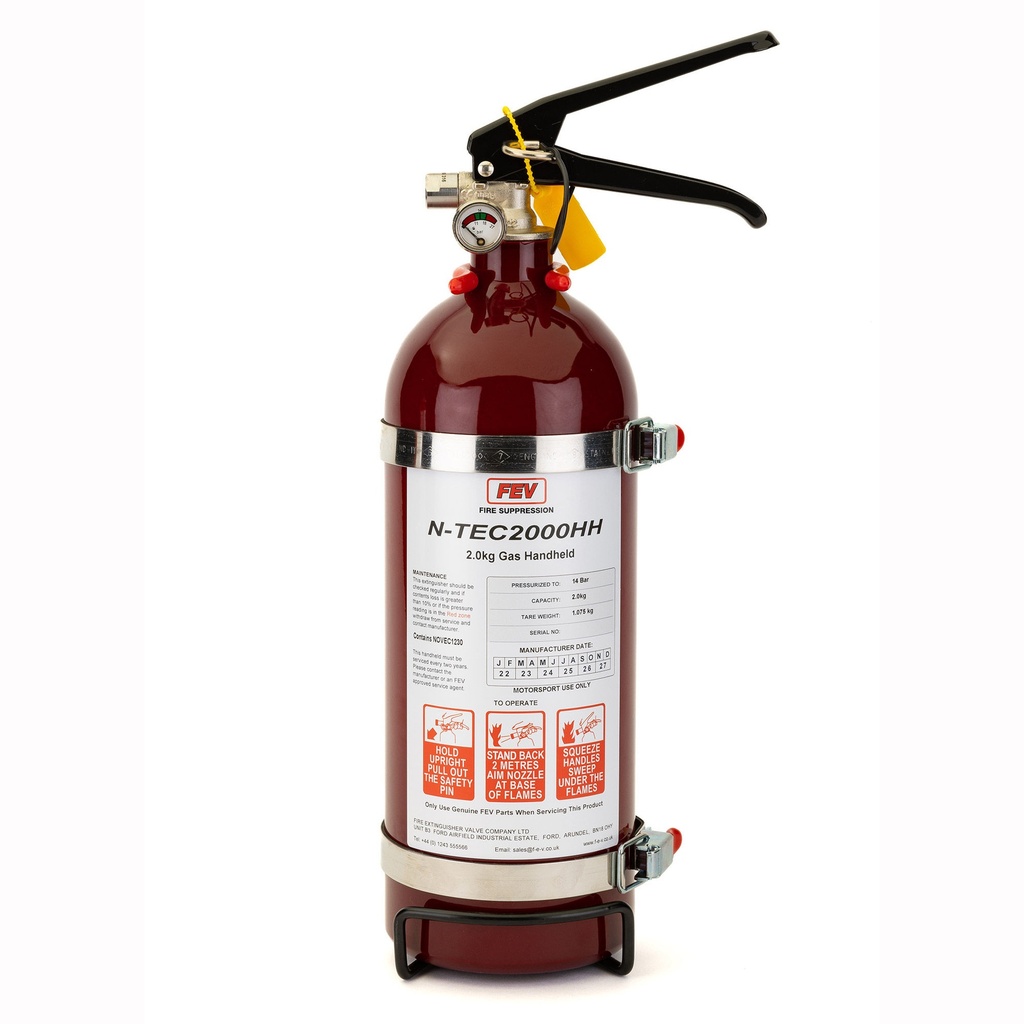 FEV 2.0Kg N-TEC Gas Hand Held Fire Extinguisher