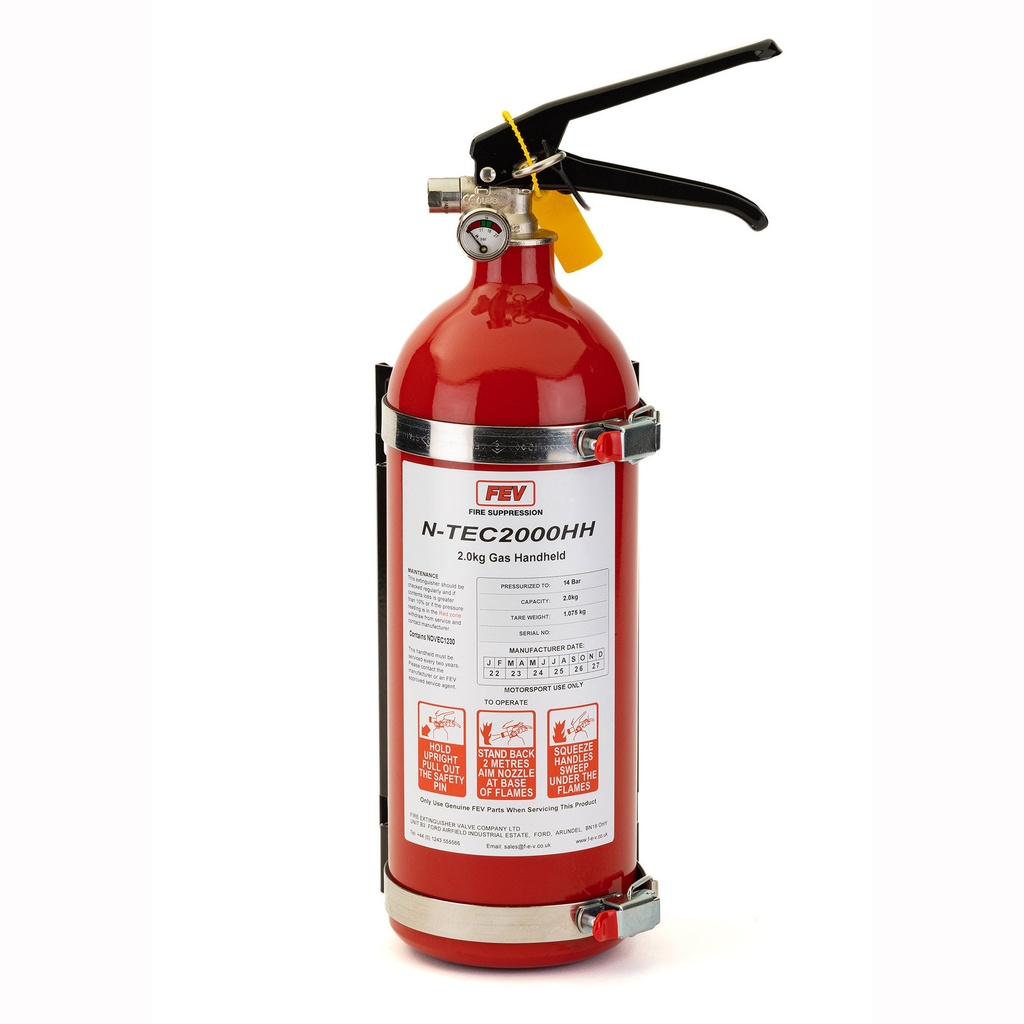 FEV 2.0Kg N-TEC Gas Hand Held Fire Extinguisher