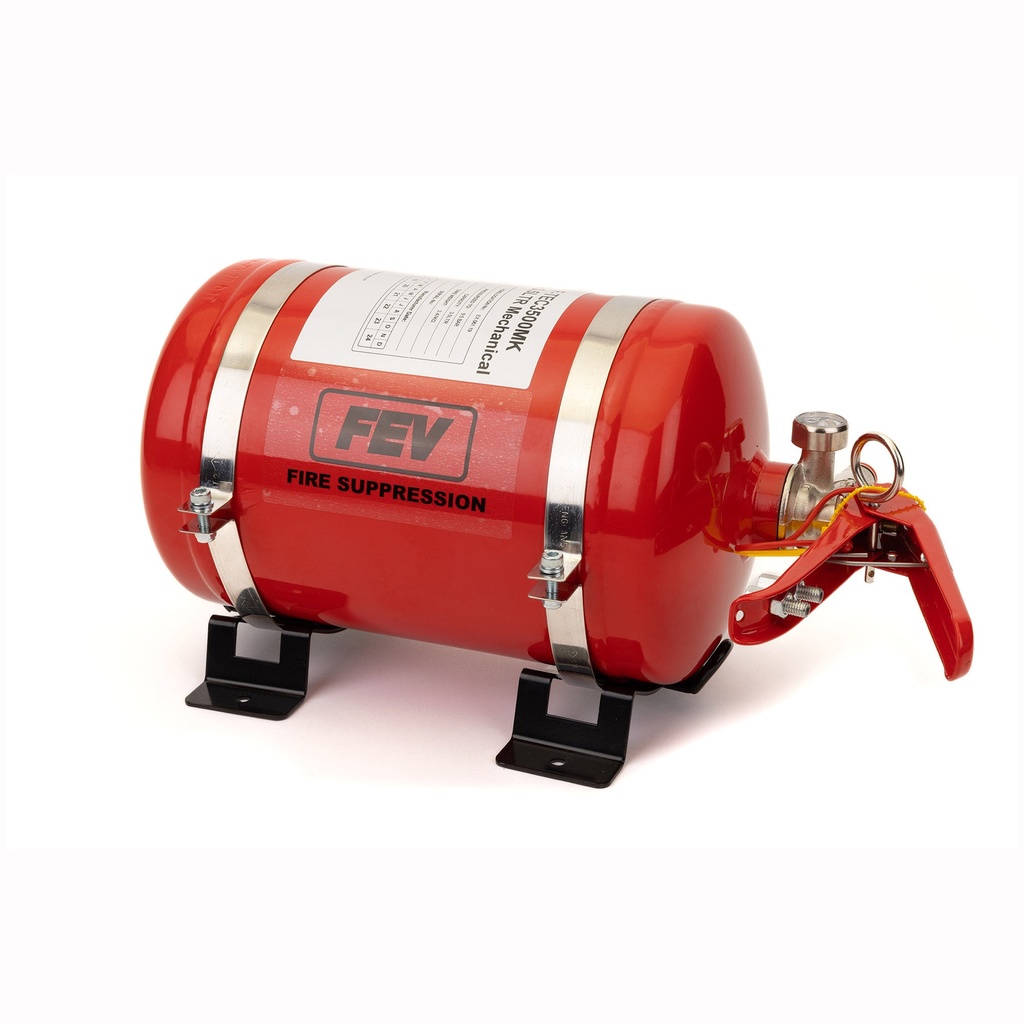 FEV F-TEC 3.5 Litre Electrical Fire Extinguisher Rally Package - Alloy Bottle