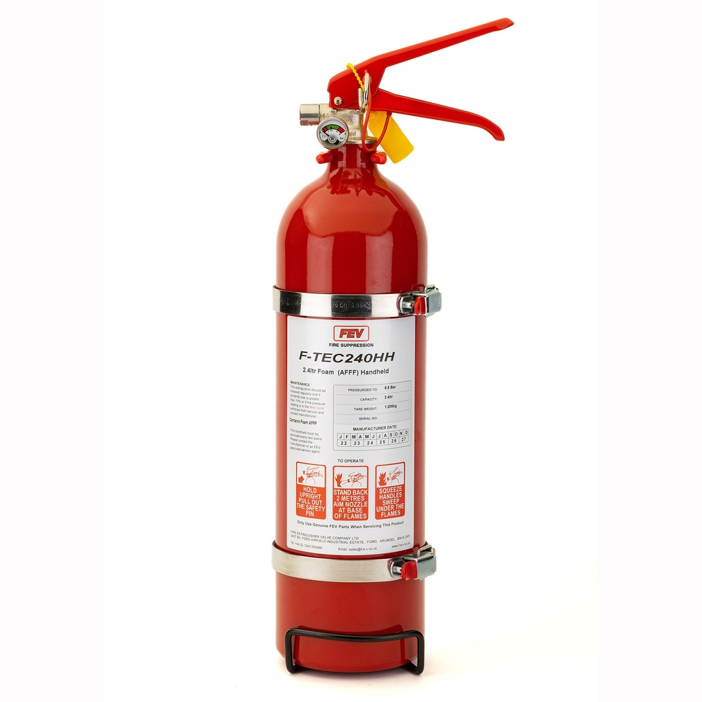 FEV F-TEC 3.5 Litre Electrical Fire Extinguisher Rally Package - Alloy Bottle