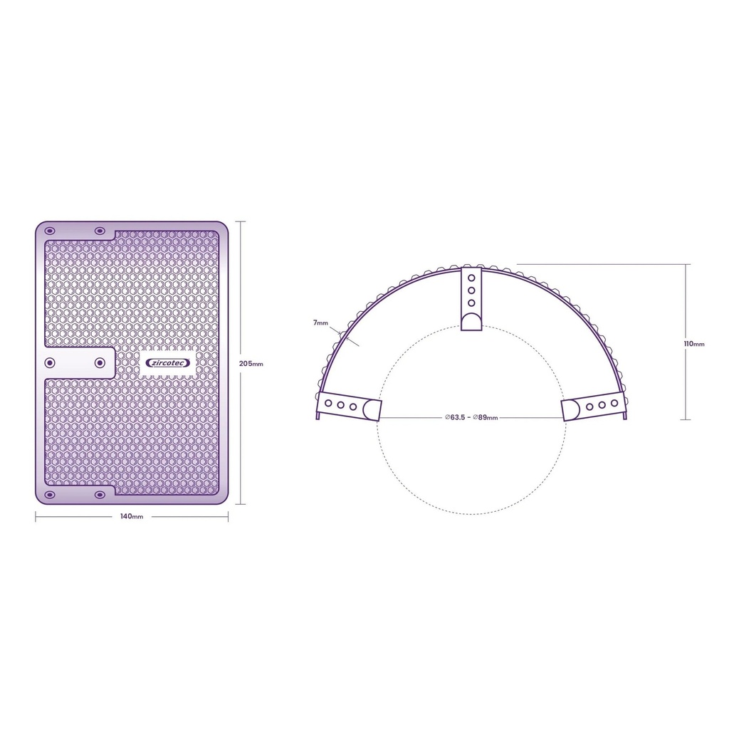 Zircotec Zircoflex Shield R Air Intake Heat Shield