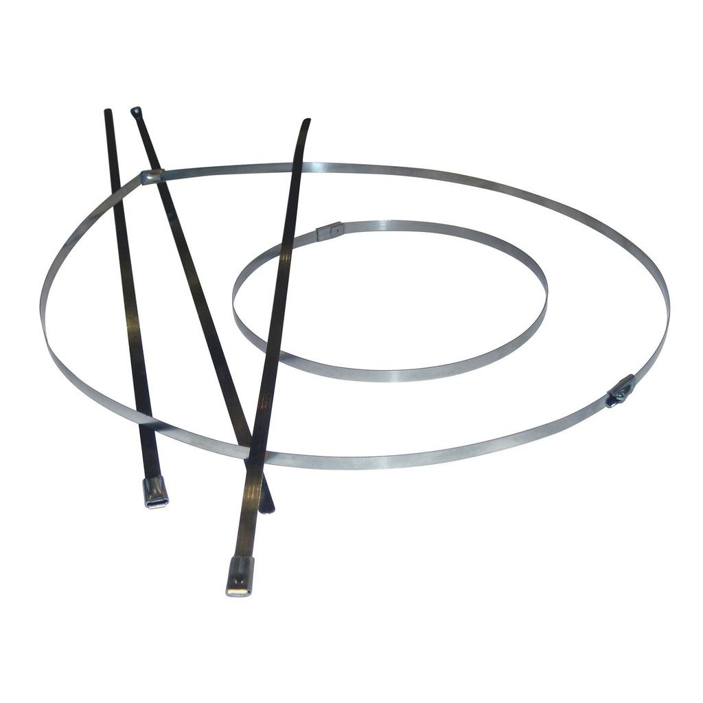 Zircotec Stainless Steel Locking Straps / Attachment Kit