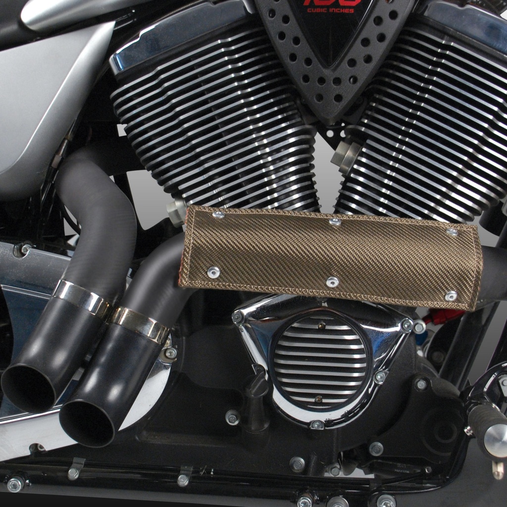 Design Engineering Titanium Exhaust Pipe Heat Shield
