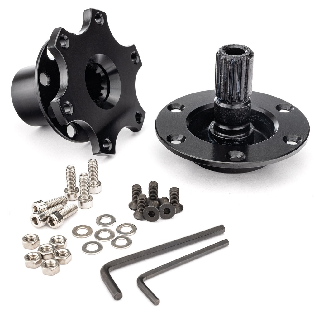 Motacorsa Quick Release Steering Wheel Boss - Black