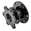 Motacorsa Quick Release Steering Wheel Boss - Black