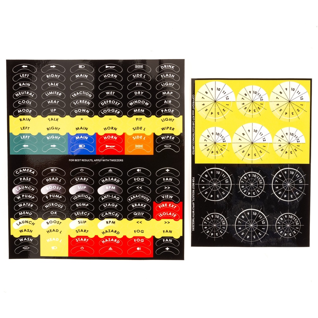 AIM Button Plate Sticker Sheet
