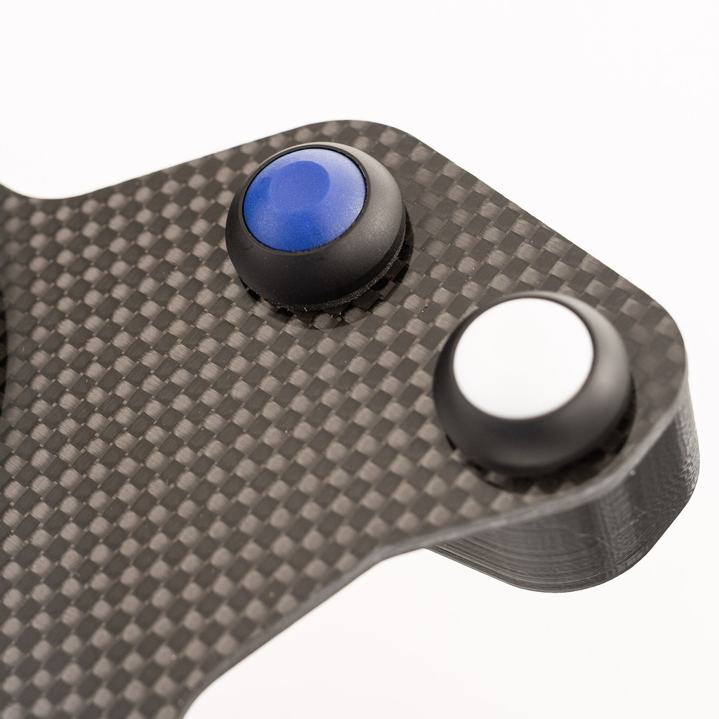 AIM Carbon Fibre Wireless Wheel 10 Button Plate