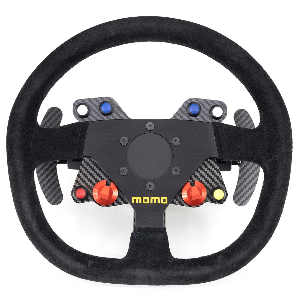 AIM Carbon Fibre Wireless Wheel 8 Button Plate With Paddle Shifters