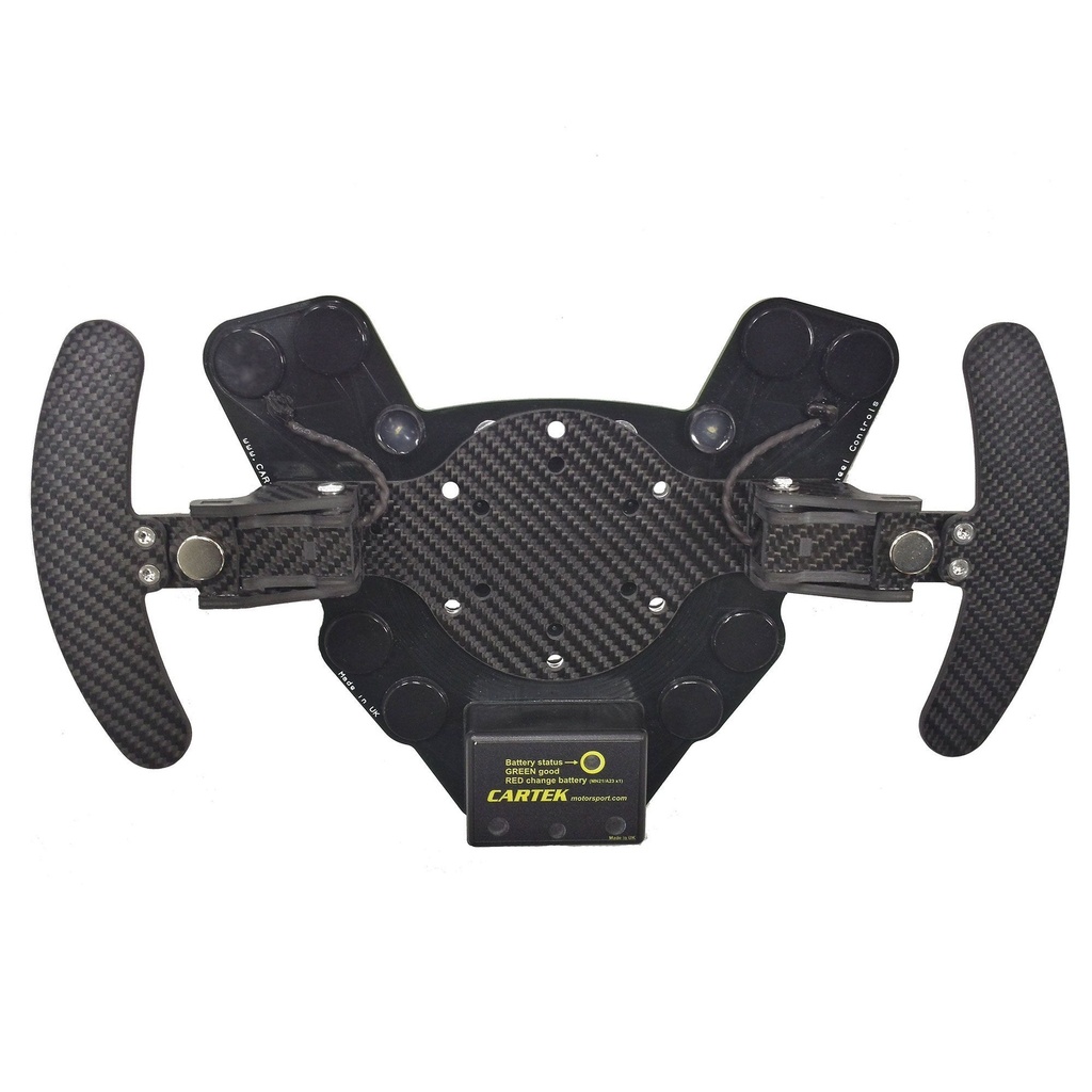 Cartek Wireless Steering Wheel Push Button Control System With Paddle Shift