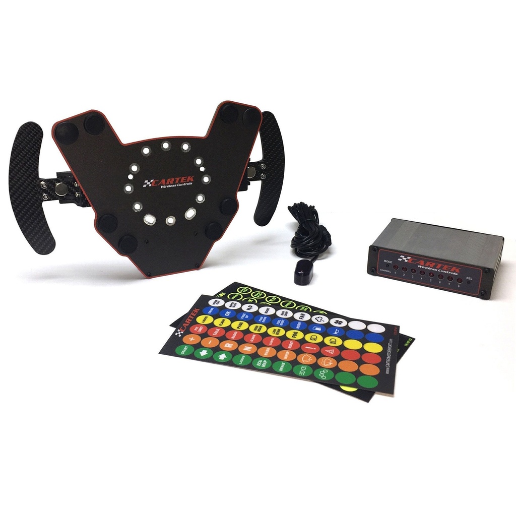 Cartek Wireless Steering Wheel Push Button Control System With Paddle Shift