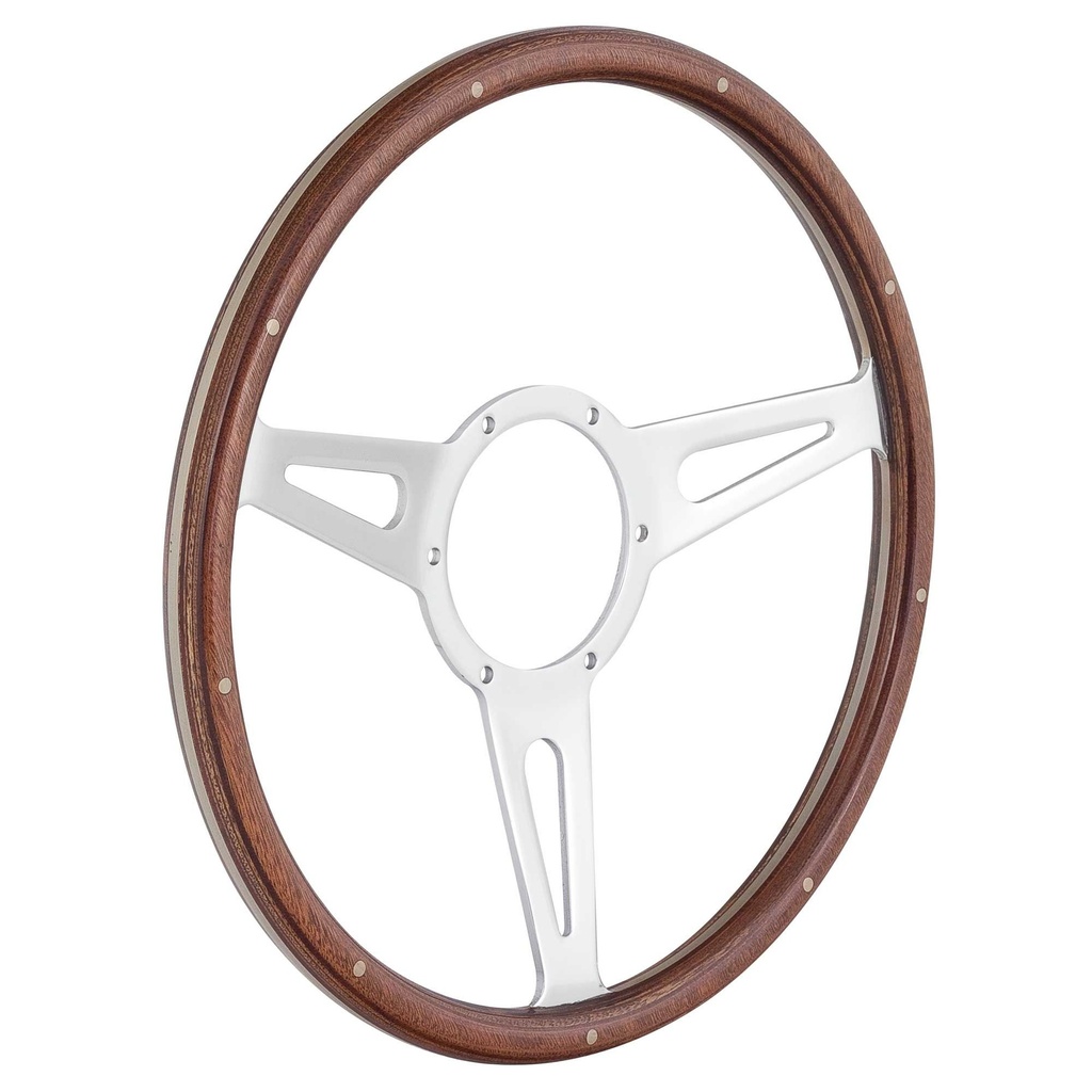 Mountney Classic Wood Rim Steering Wheel