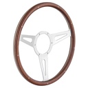 Mountney Classic Wood Rim Steering Wheel