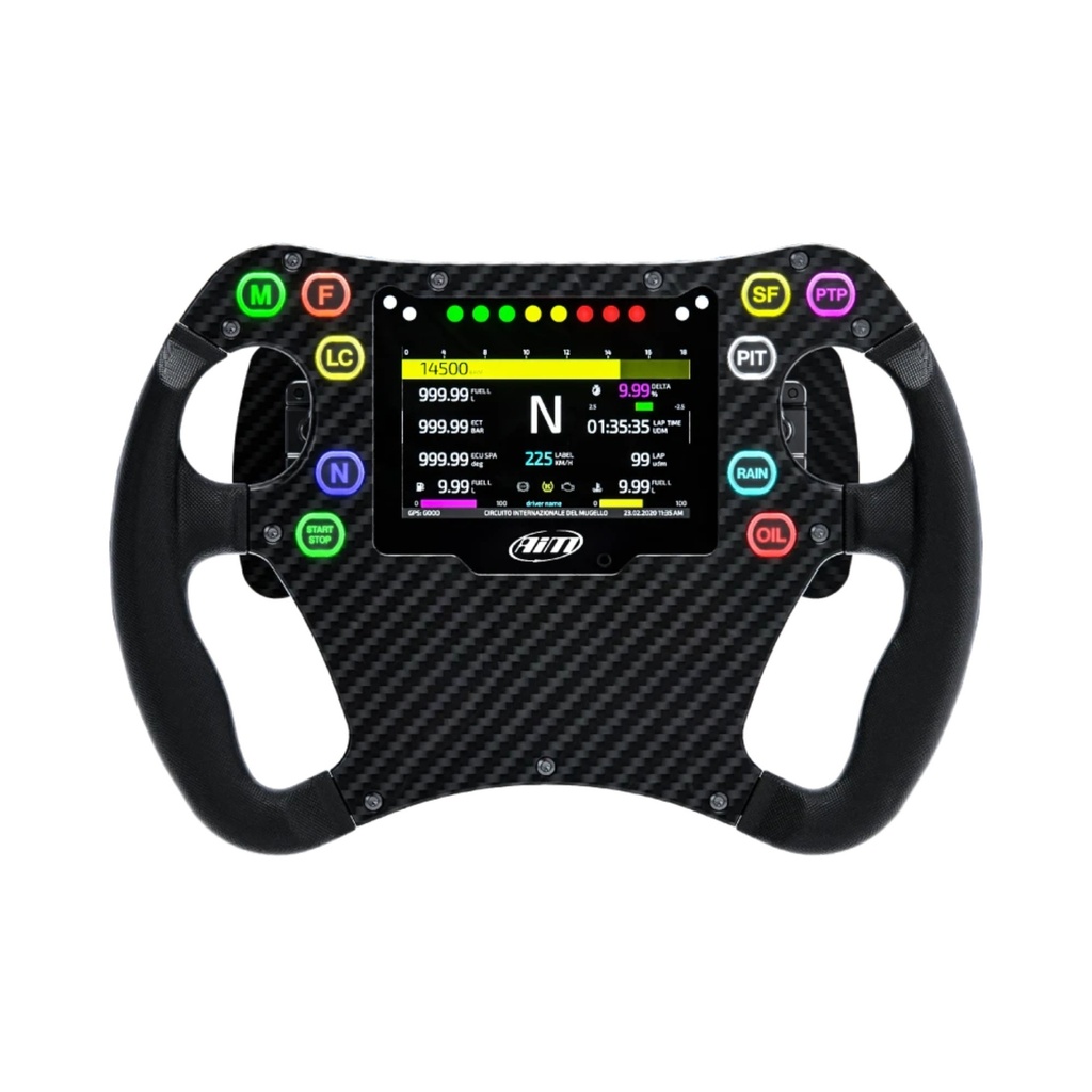 AIM SW4 270 Formula Steering Wheel (With Integrated Dash)
