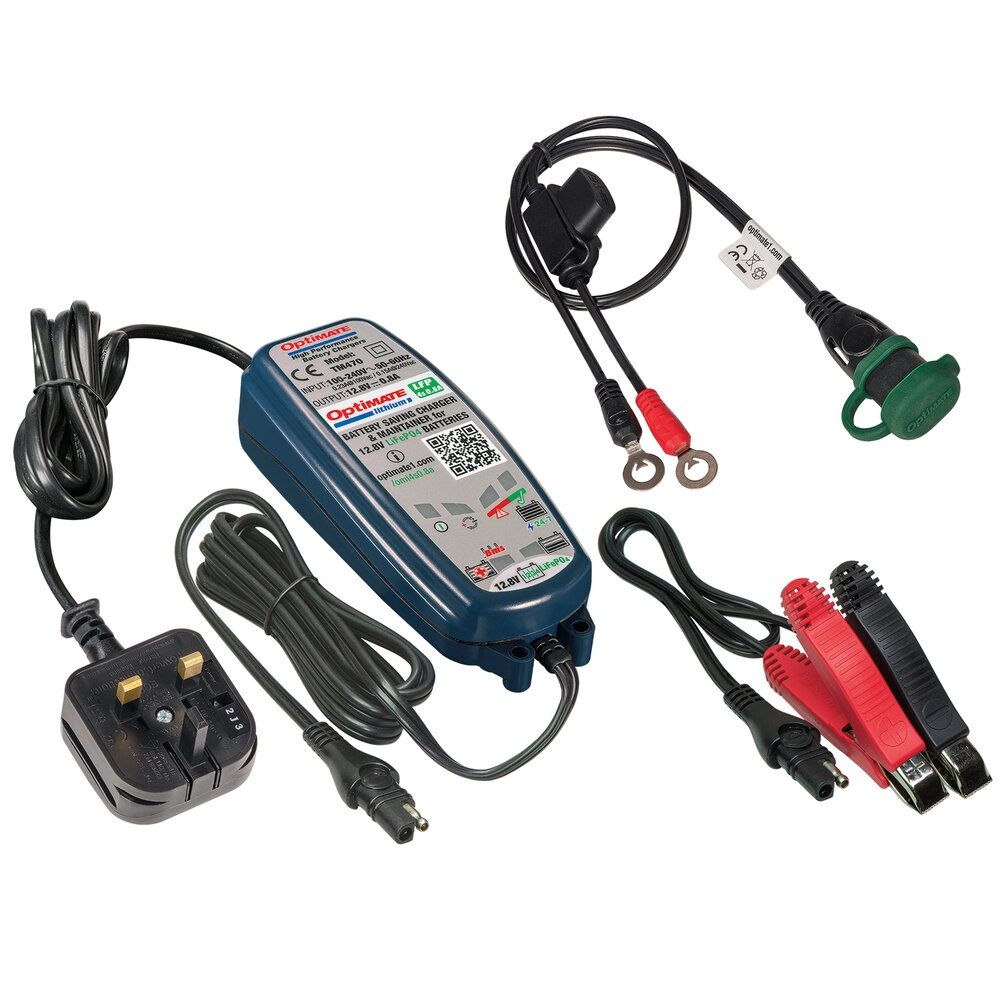 Optimate Lithium Battery Charger / Optimiser - 0.8A