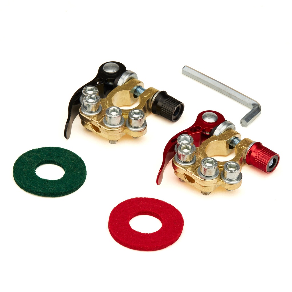 Automotive Plumbing Solutions Quick Release Battery Terminals With Extra Takeoffs