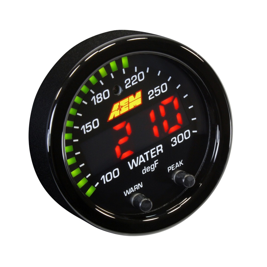 AEM Electronics X Series Oil / Water Temperature Gauge