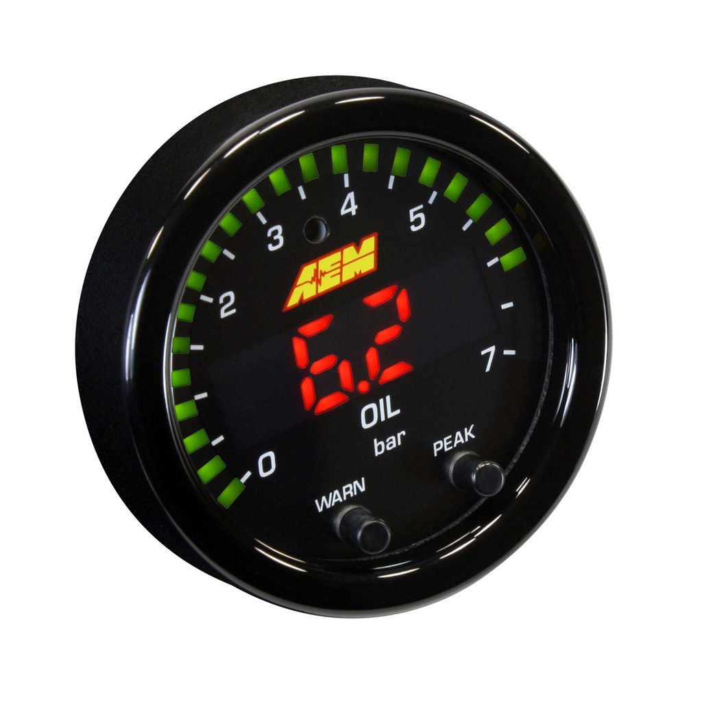 AEM Electronics X Series Oil / Fuel Pressure Gauge