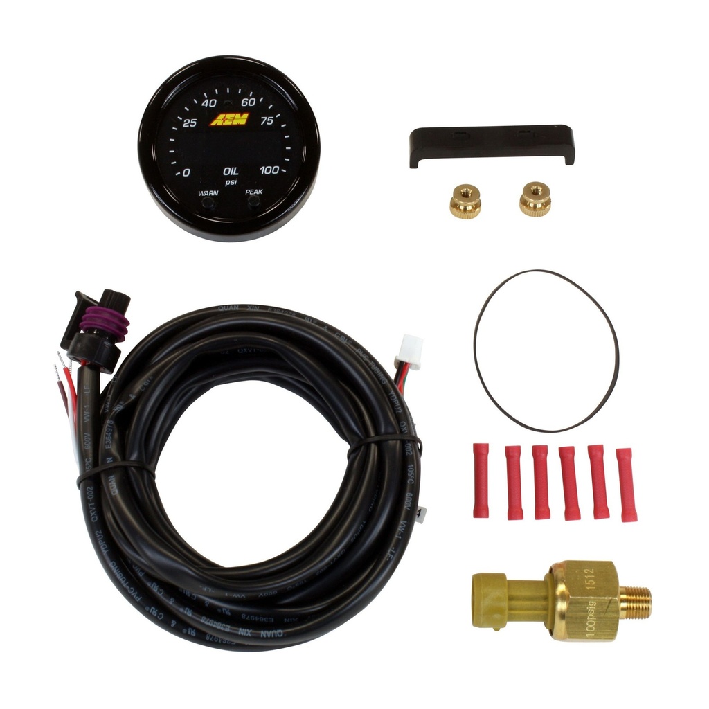AEM Electronics X Series Oil / Fuel Pressure Gauge