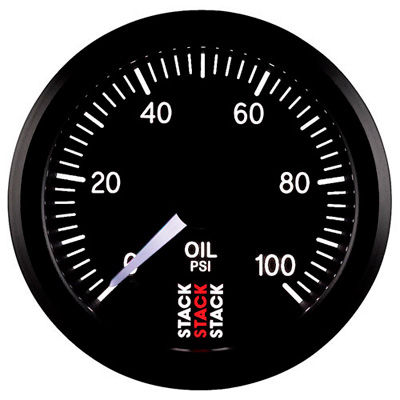 Stack Professional Oil Pressure Gauge