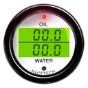 Racetech Oil Pressure - Water Temperature Dual Gauge
