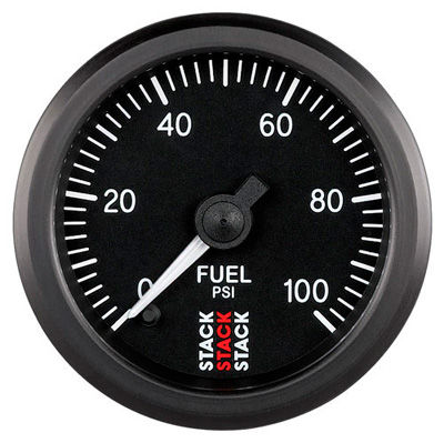 Stack Professional Fuel Pressure Gauge For High Pressure Systems