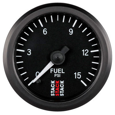 Stack Professional Fuel Pressure Gauge For Low Pressure Systems