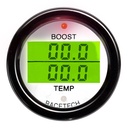 Racetech Turbo Boost - Temperature Dual Gauge