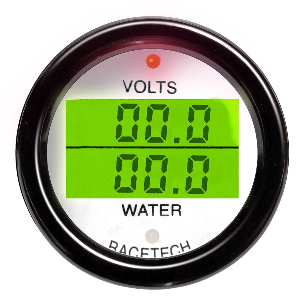 Racetech Volts - Water Temperature Dual Gauge