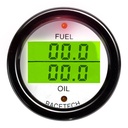 Racetech Fuel Pressure - Oil Temperature Dual Gauge
