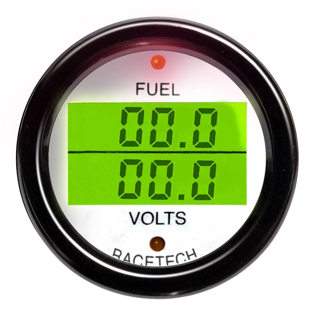 Racetech Fuel Level - Volts Dual Gauge