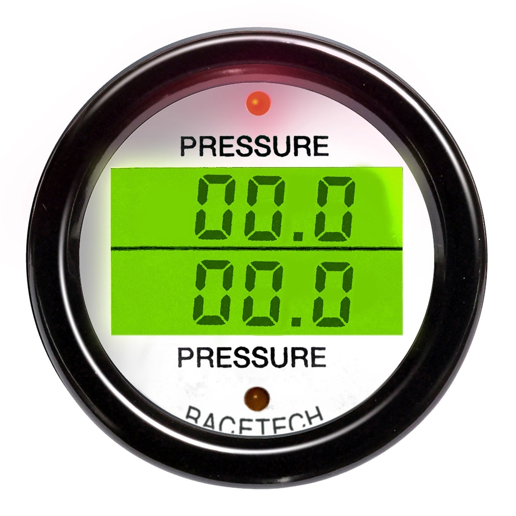Racetech Pressure - Pressure Dual Gauge