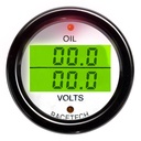 Racetech Oil Pressure - Volts Dual Gauge