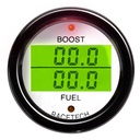 Racetech Turbo Boost - Fuel Pressure Dual Gauge