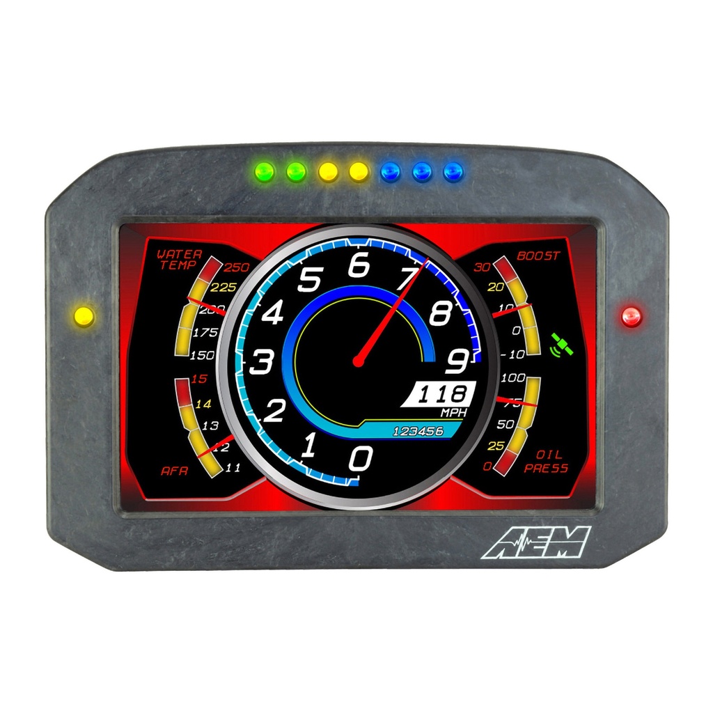 AEM Electronics CD-7 Carbon Flat Panel Digital Dash Display