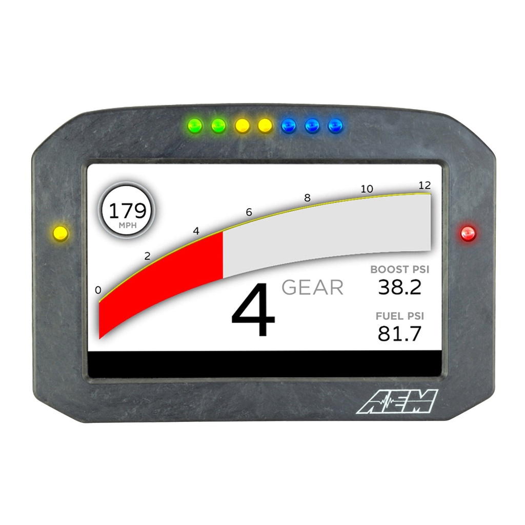 AEM Electronics CD-7 Carbon Flat Panel Digital Dash Display