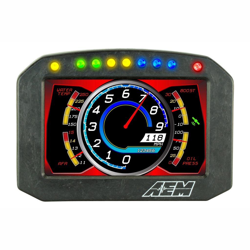 AEM Electronics CD-5 Carbon Flat Panel Digital Dash Display
