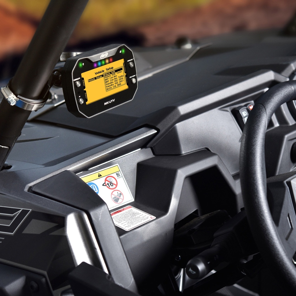 AIM MX UTV Dash Logger With Belt Temperature Sensor