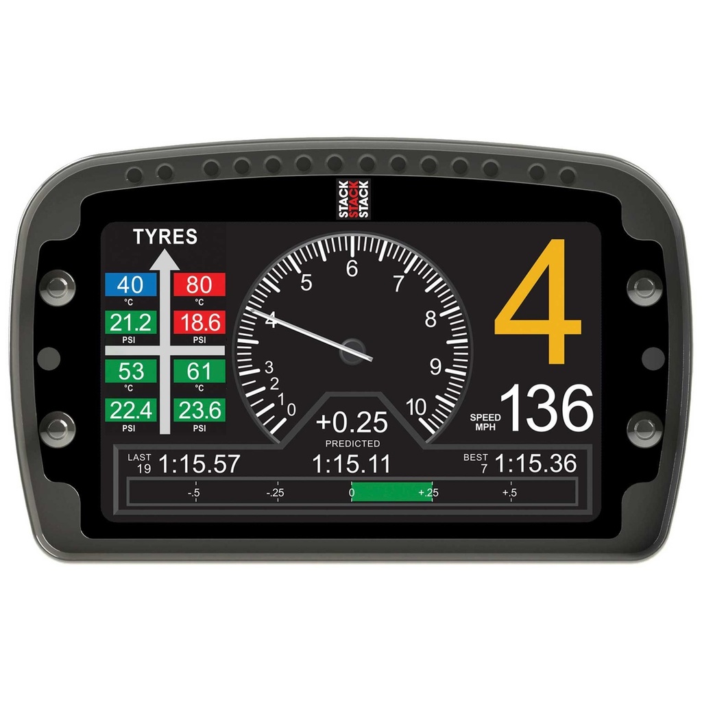 Stack LCD Multi Function Dash Logger