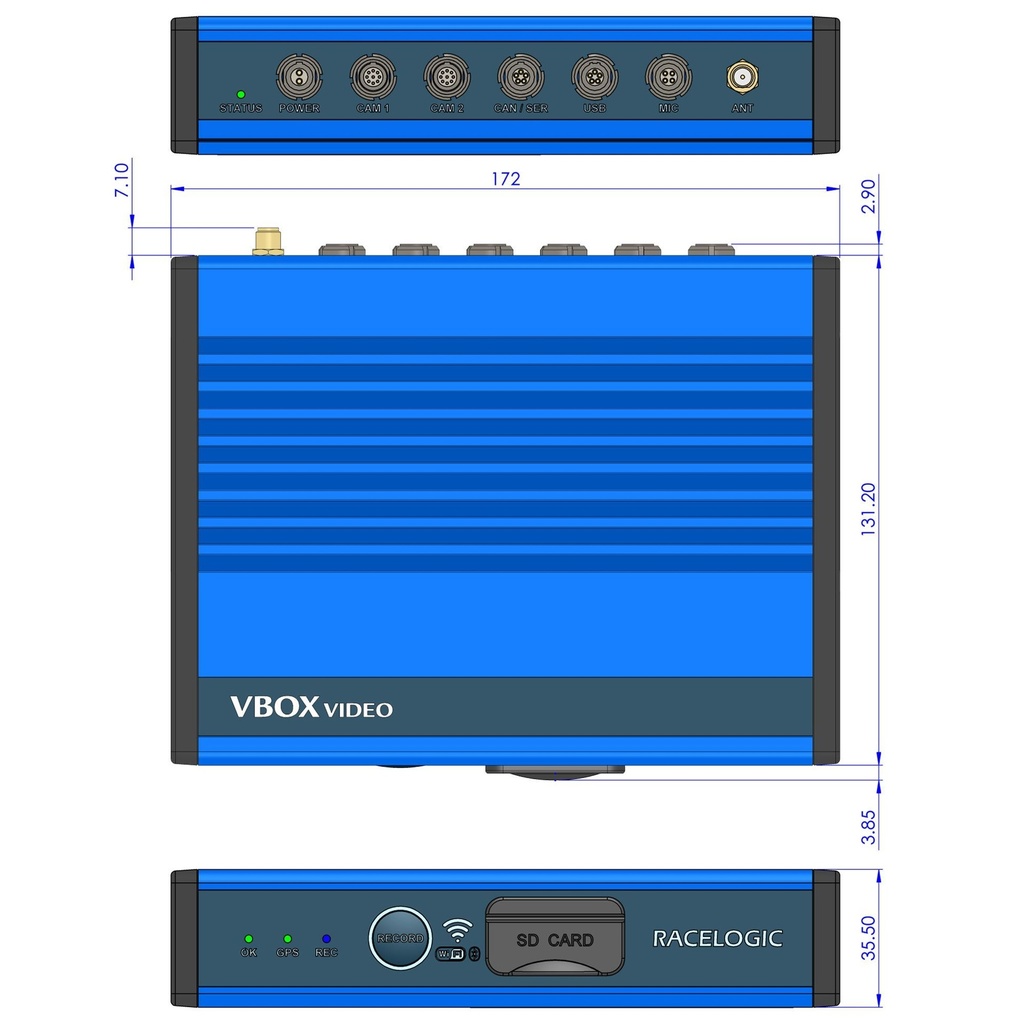 Racelogic VBOX Video HD2 Track Package (With Predictive Lap Timing Display Option)