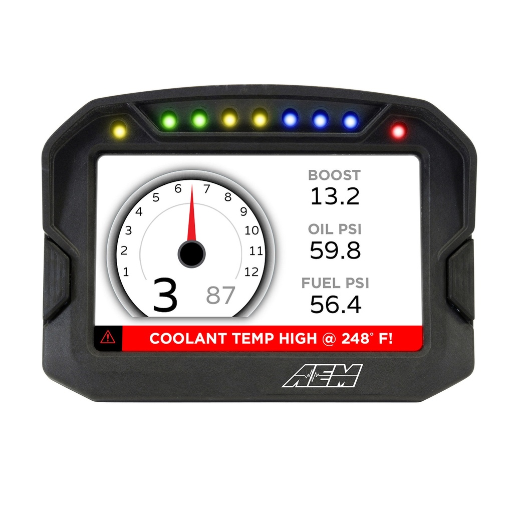 AEM Electronics CD-5 Carbon Digital Dash Display With Data Logging
