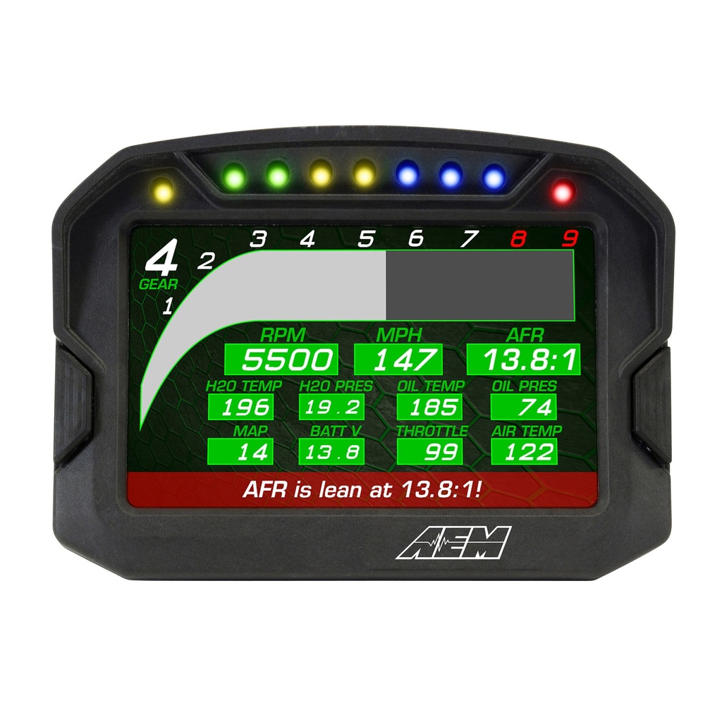 AEM Electronics CD-5 Carbon Digital Dash Display With Data Logging