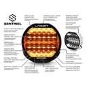 Lazer Lamps Sentinel 9” Elite Gen 2 LED Light With Position Light