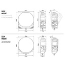 Lazer Lamps Sentinel 9” Elite Gen 2 LED Light With Position Light