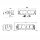 Lazer Lamps Gen 2 Triple-R 750 LED Light Bar With Position Light
