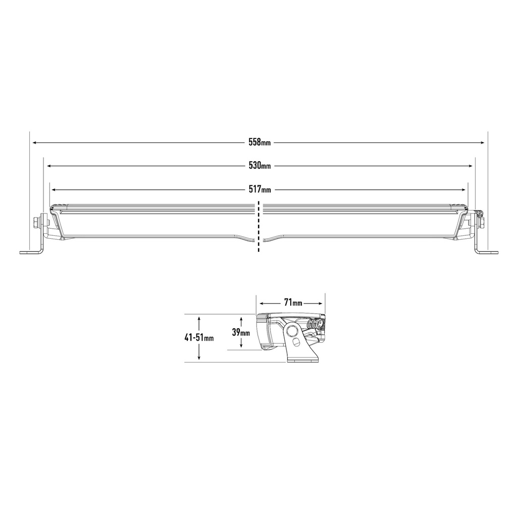 Lazer Lamps Glide Elite Curved LED Light Bar
