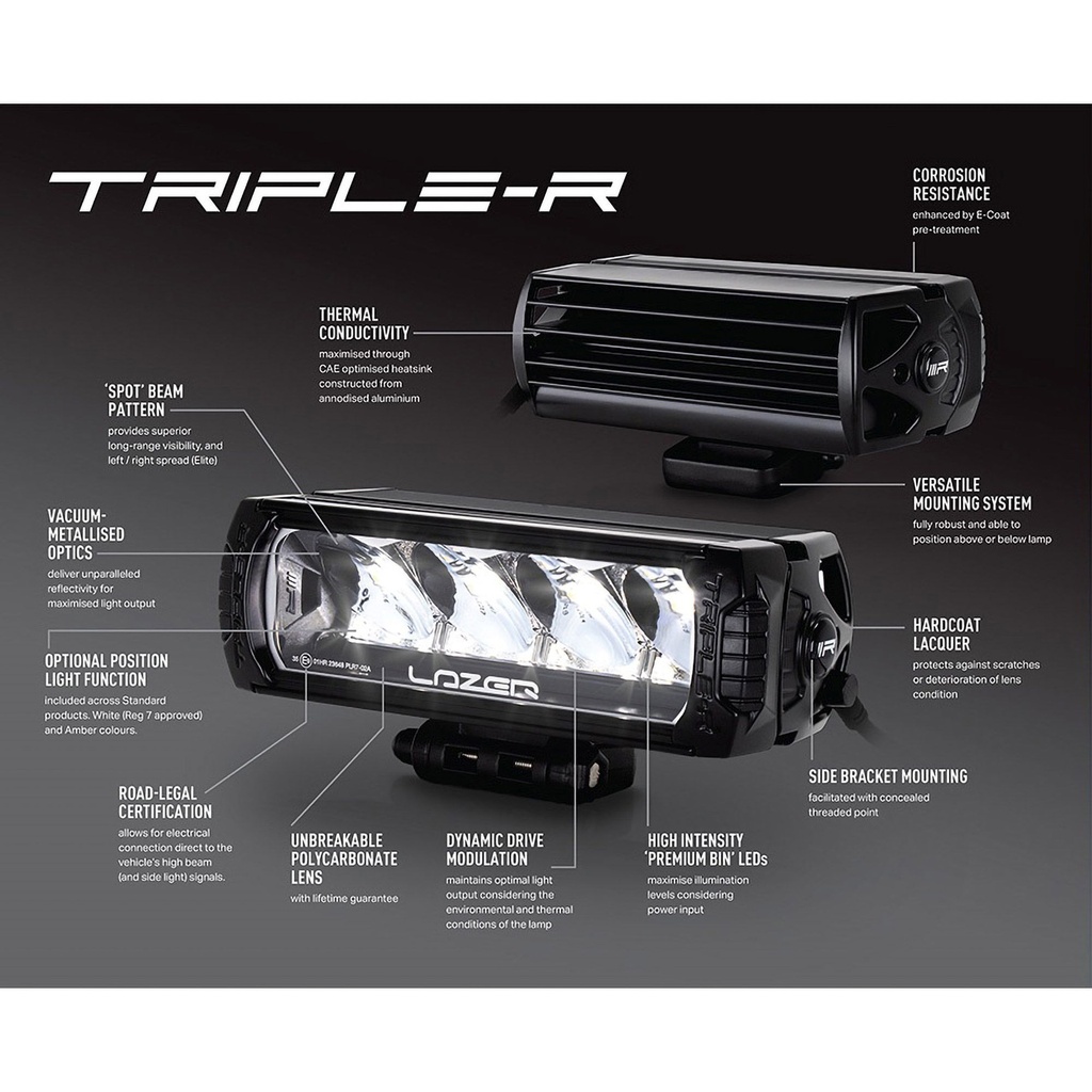 Lazer Lamps Gen 2 Triple-R 1000 Elite LED Light Bar