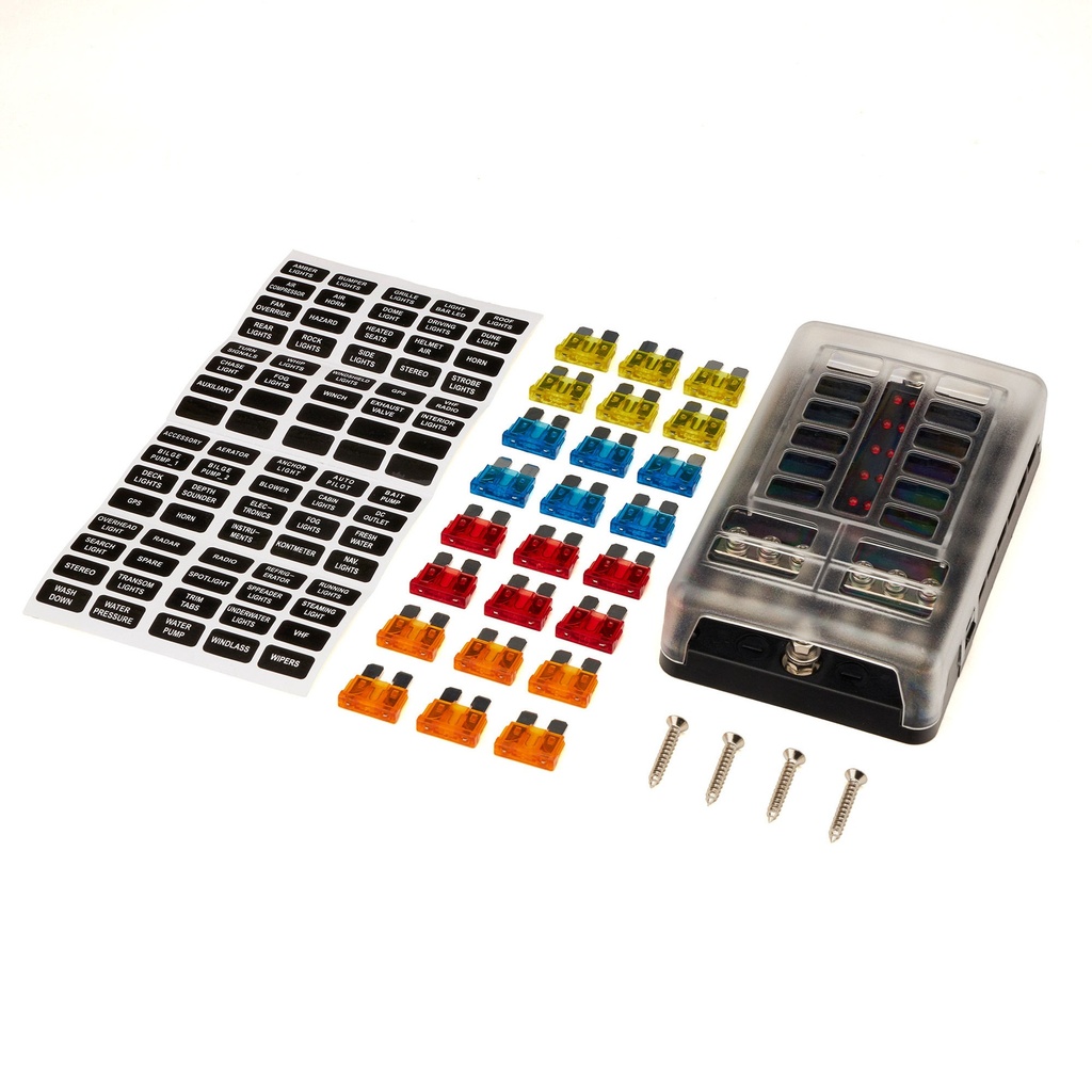 APS Fused Power Distribution Board (Fuse Box) With LED Indicator