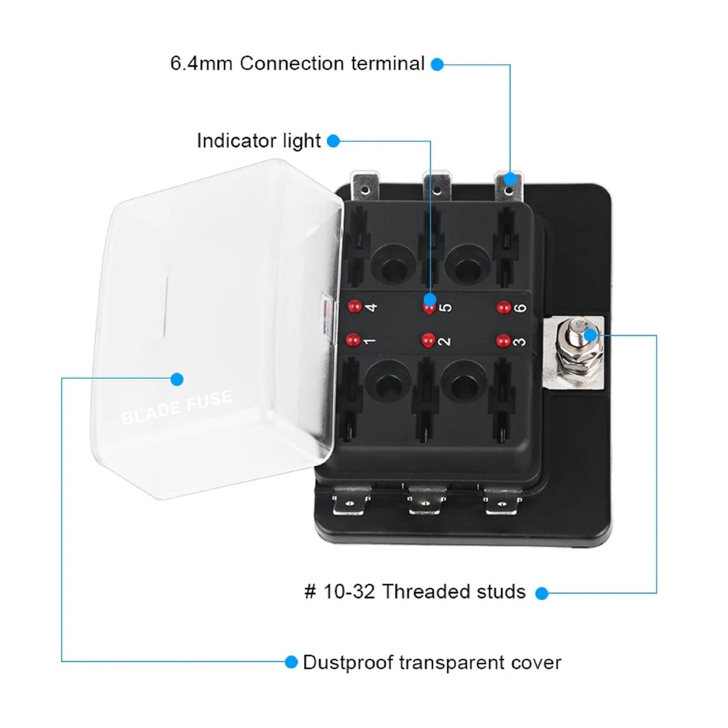 Auto Marine LED Blade Fuse Boxes